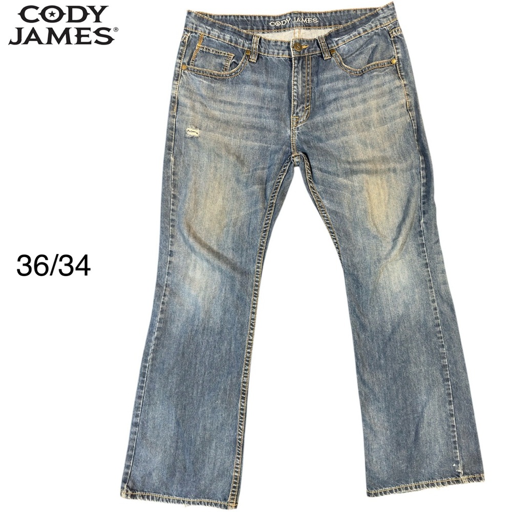 Cody James Extra Flare Boot Leg Jeans